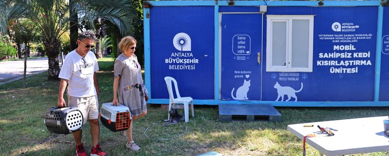 Mobil sahipsiz kedi kısırlaştırma ünitesi Karaalioğlu Parkı’nda - Toros Gazetesi