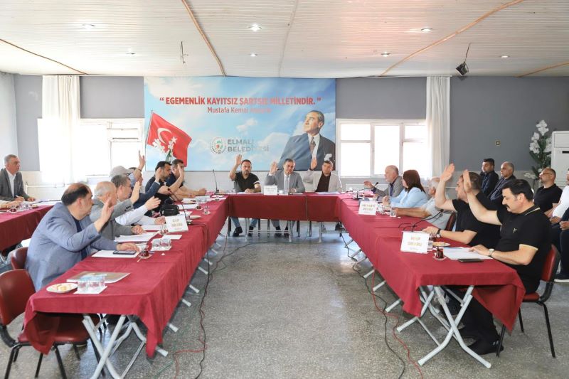 Elmalı Belediye meclisinin Haziran ayı olağan toplantısı gerçekleştirildi. - Toros Gazetesi