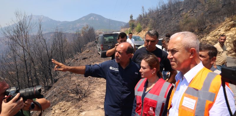 Başkan Vekili Özdemir: “Tüm ekiplerimizle yangınlara müdahale ediyoruz”    - Toros Gazetesi